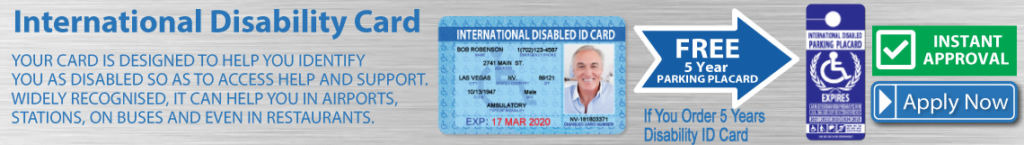 Physicians Disability Card